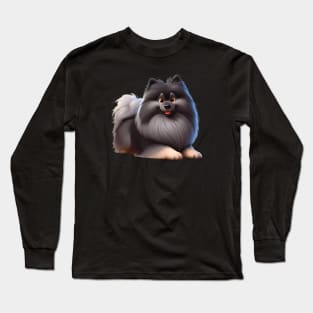 Keeshond Dog Long Sleeve T-Shirt